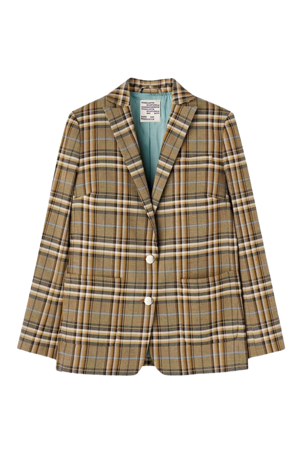 Mos Mosh Wanda Check Pattern Blazer